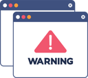 پیش‌نمایش فایل website-warning-7328003 از پک هشدار