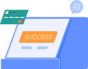 پیش‌نمایش فایل atm-transaction-successful-7594295 از پک پرداخت