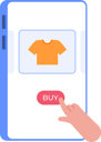 پیش‌نمایش فایل buy-tshirt-online-from-mobile-app-7735579 از پک خرید