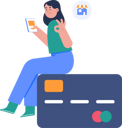 پیش‌نمایش فایل girl-paying-via-card-for-online-shopping-7735575 از پک خرید