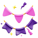 پیش‌نمایش فایل decorated-ribbons-10494687 از پک مهمانی سال نو