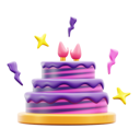 پیش‌نمایش فایل new-year-cake-10494702 از پک مهمانی سال نو