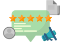 پیش‌نمایش فایل service-rating-8465079 از پک بازخورد مشتری