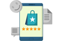 پیش‌نمایش فایل shopping-rating-8465074 از پک بازخورد مشتری