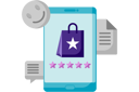 پیش‌نمایش فایل shopping-rating-9611264 از پک بازخورد مشتری