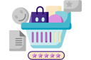 پیش‌نمایش فایل shopping-review-9611271 از پک بازخورد مشتری