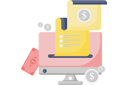 پیش‌نمایش فایل online-shopping-bill-10203363 از پک فروشگاه آنلاین