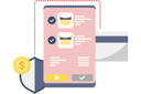 پیش‌نمایش فایل online-shopping-payment-process-10243580 از پک تراکنش‌های آنلاین