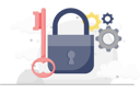 پیش‌نمایش فایل lock-and-key-10857619 از پک تأیید ورود
