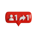 پیش‌نمایش فایل 1-follow-and-1-share-arrow-4848023 از پک اعلان شبکه‌های اجتماعی