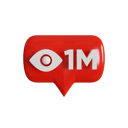 پیش‌نمایش فایل 1-million-views-4848033 از پک اعلان شبکه‌های اجتماعی