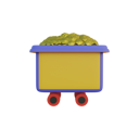 پیش‌نمایش فایل gold-mine-cart-5371179 از پک حمل و نقل
