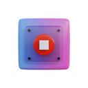 پیش‌نمایش فایل stop-button-5479019 از پک جعبه پادکست