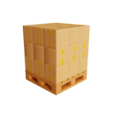 پیش‌نمایش فایل boxes-on-wooden-pallet-6463171 از پک عنصر لجستیکی