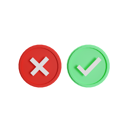 پیش‌نمایش فایل cross-and-check-mark-6463174 از پک عنصر لجستیکی