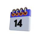 پیش‌نمایش فایل 14-date-6875212 از پک تقویم