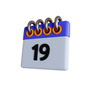 پیش‌نمایش فایل 19-date-6875201 از پک تقویم