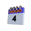 پیش‌نمایش فایل 4-date-6875223 از پک تقویم