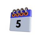 پیش‌نمایش فایل 5-date-6875227 از پک تقویم