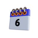 پیش‌نمایش فایل 6-date-6875225 از پک تقویم
