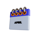 پیش‌نمایش فایل april-6886348 از پک تقویم