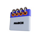 پیش‌نمایش فایل march-6886347 از پک تقویم