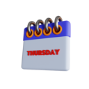 پیش‌نمایش فایل thrusday-6886334 از پک تقویم