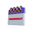 پیش‌نمایش فایل wednesday-6886332 از پک تقویم