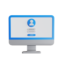 پیش‌نمایش فایل computer-login-8196873 از پک رابط ورود