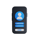 پیش‌نمایش فایل mobile-login-8196886 از پک رابط ورود