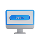 پیش‌نمایش فایل monitor-login-8196876 از پک رابط ورود
