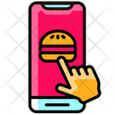 پیش‌نمایش فایل burger-delivery-order-4878904 از پک تحویل فست فود