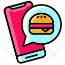 پیش‌نمایش فایل burger-order-chat-4878940 از پک تحویل فست فود