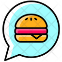 پیش‌نمایش فایل burger-order-chat-4878949 از پک تحویل فست فود