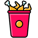 پیش‌نمایش فایل chicken-in-basket-4878965 از پک تحویل فست فود