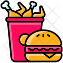 پیش‌نمایش فایل chicken-in-basket-and-burger-4878957 از پک تحویل فست فود