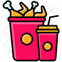 پیش‌نمایش فایل chicken-in-basket-and-cola-drink-4878955 از پک تحویل فست فود