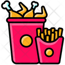 پیش‌نمایش فایل chicken-in-basket-and-french-fries-4878954 از پک تحویل فست فود