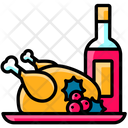 پیش‌نمایش فایل roasted-chicken-and-wine-4619778 از پک کریسمس