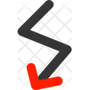 پیش‌نمایش فایل zigzag-arrow-6239017 از پک پیکان