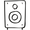 پیش‌نمایش فایل speaker-1813816 از پک اسکیچ طراحی دست