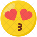 پیش‌نمایش فایل heart-eyes-5641425 از پک ایموجی‌ها