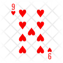 پیش‌نمایش فایل heart-nine-2280238 از پک کارت‌های پوکر