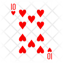 پیش‌نمایش فایل heart-ten-2280237 از پک کارت‌های پوکر