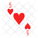 پیش‌نمایش فایل heart-five-2280424 از پک کارت‌های پوکر