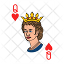 پیش‌نمایش فایل heart-queen-2280417 از پک کارت‌های پوکر