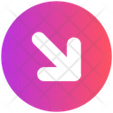 پیش‌نمایش فایل right-down-arrow-2658505 از پک علائم و نمادها ۲