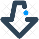 پیش‌نمایش فایل down-direction-2658714 از پک علائم و نمادها ۲