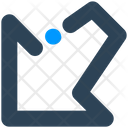 پیش‌نمایش فایل down-left-direction-2658709 از پک علائم و نمادها ۲