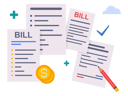 پیش‌نمایش فایل bills-with-pencil-9640630 از پک متفرقه